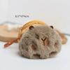 Новый креативный аниме-кошелек Capybara, плюшевый кошелек для монет, модный мини-кошелек для монет, круглый мультяшный кулон с сумками