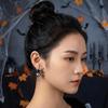 Dark Style Spider Stud Earrings Zinc Zinc Alloy Pearl Earrings Vintage Halloween Earrings  Women