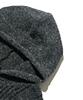 OTHERFITS Cable Weight Knit Hoodie Half-Zip (Charcoal)
