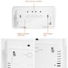 Wall-mounted Electronic Wall Clock Temperature Display Table Clock Digital LED Clocks  for Bedroom