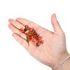 30Pcs/Lot 8mm Round Pumpkin Acrylic Loose Spacer Beads for DIY Earrings Necklace Bracelet Jewelry Making Findings Accessories