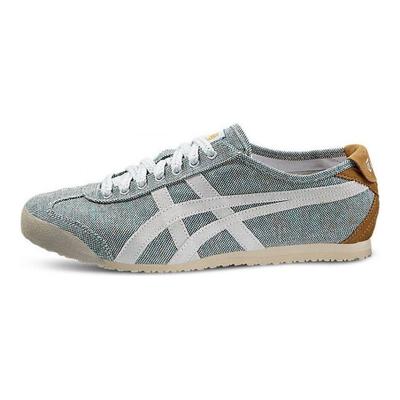 Кроссовки Mexico 66 Lace-Up Cushioning Low-Top Lifestyle унисекс серо-зеленые D610N-8410