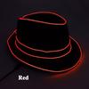 10 Light  Colors Bucket Hats Women Men Decorative Headgear Night Hats Caps Attractive Holiday Party Favors DIY EL Wire Hats