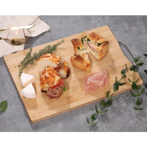 Fuji Boeki Cutting Board, 35cm Wide X 24cm Deep X 1.2cm High, Natural Bamboo, Naturally Antibacterial, Quick-Drying, Product Number 40114