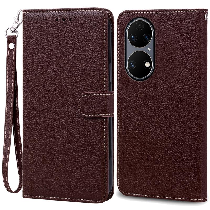 Чехол P50 P 50 Pro для Huawei P50, кожаный чехол-кошелек, флип-чехол для Huawei P50 Pro, мягкий силиконовый чехол, чехол Fundas Shell