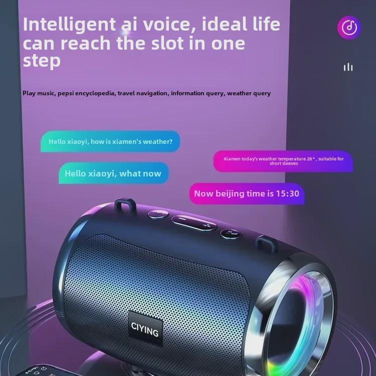 Умный беспроводной Bluetooth-динамик — компактный, громкий, портативный сабвуфер для дома, улицы и автомобиля
