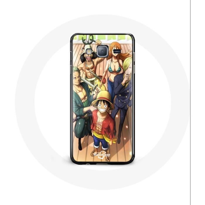 Чехол - One Piece - Samsung Galaxy J3 2016 - Мягкий - Манга Аниме - Белый