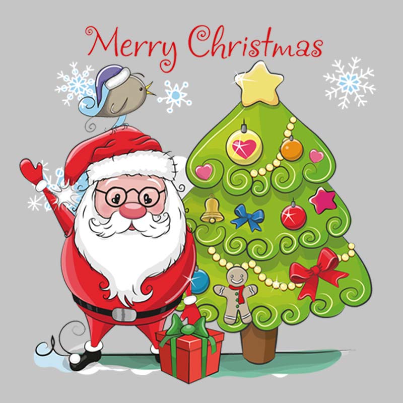 Милый мультфильм Санта-Клаус, нашивки для одежды, футболка «сделай сам», джинсы, украшения, моющиеся, новая мода, теплопередача, Рождественская аппликация