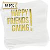 Friendsgiving Napk 52 Pcs, Thankful for You Fuckers, Thankful for You F Ckers, Friends giving Decorations, Funny Thanksgiving Napk, Friends Giving