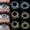 2pcs/pair Colored Contact Lenses for Eyes Colored Eye Lenses RICH GIRL Contact Lens Beautiful Pupil Cosmetics Yearly