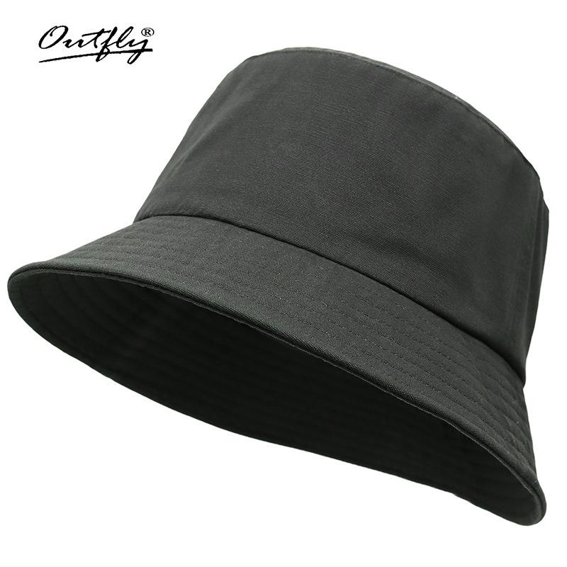 Solid Color Bucket Hat Cotton Shows Small Face Daily Face Covering Sunscreen Basin Hat Bucket Hat Can Be Printed LOGO