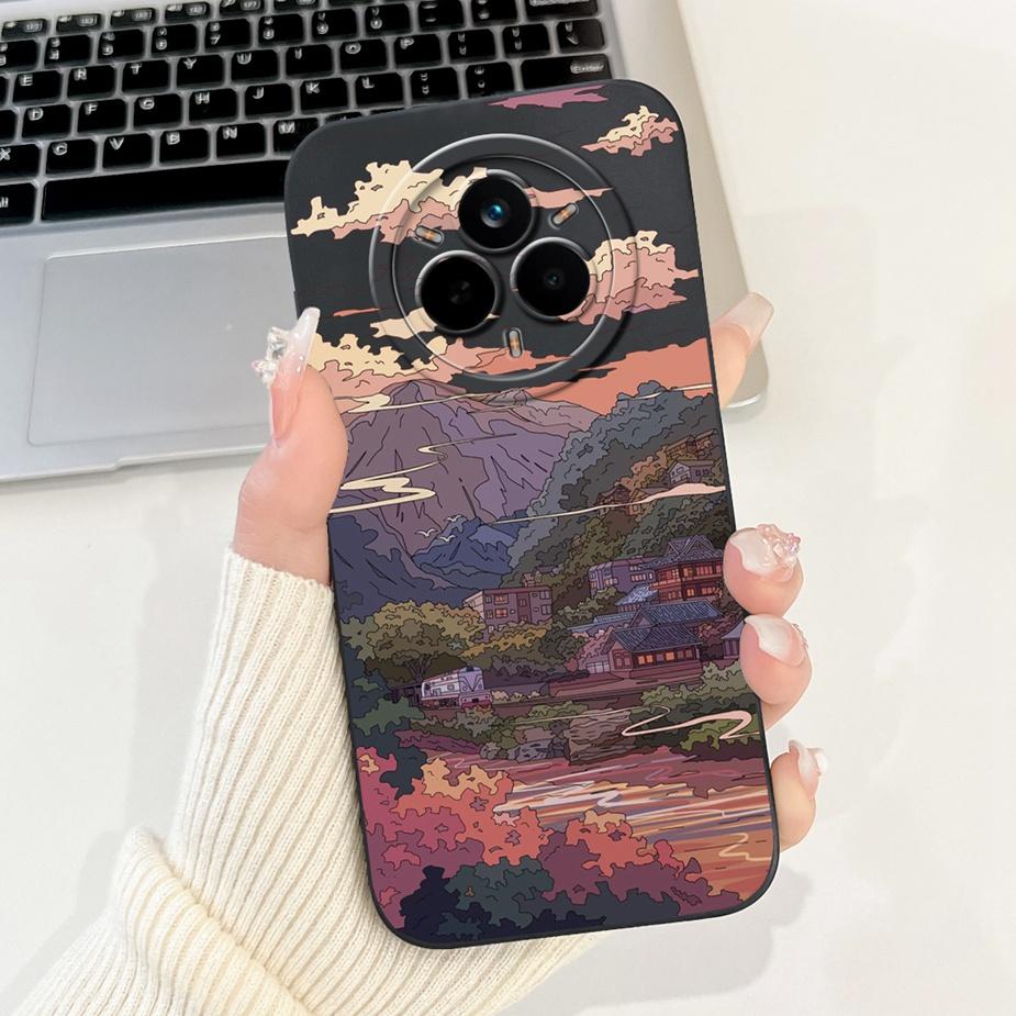 Чехол для Realme 14 Pro 5G RMX5056 Милый Модный Мультяшный Чехол Мягкий Силиконовый Чехол для Телефона Для Realme 14 Pro Plus Realme14 Pro+ Корпус