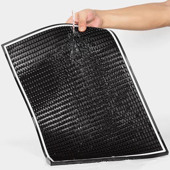 Противоскользящий коврик для бара с белой каймой, защита от пролития напитков, защита барной столешницы для домашней кухни