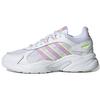 Adidas Neo Crazychaos Shadow Mesh Leather Retro Low-Top Lifestyle Sneakers Women Sneakers White Pink Green FZ1289