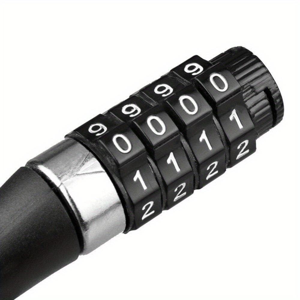 Велосипедный замок, замок безопасности для велосипедного шлема, тросовый замок, тросовый замок, замок для горного велосипеда, портативный стальной тросовый замок