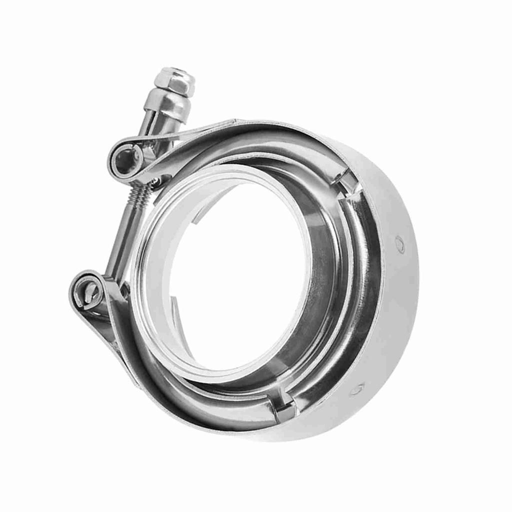 Комплект фланцев V-образного хомута 2 дюйма для турбовыпускных даунпайпов, нержавеющая сталь