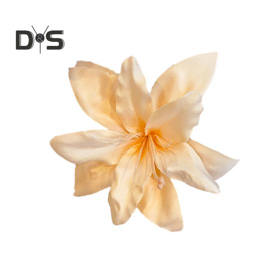 Заколка для волос с имитацией цветка, боковая челка, невыцветающая заколка, декоративная надежная женская заколка для волос, аксессуар для волос