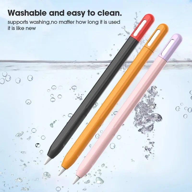 Пенал для Apple Pencil Pro, matching color, мягкий силикон, ультратонкая защитная крышка для IPad Pencil Pro, Pencil 2