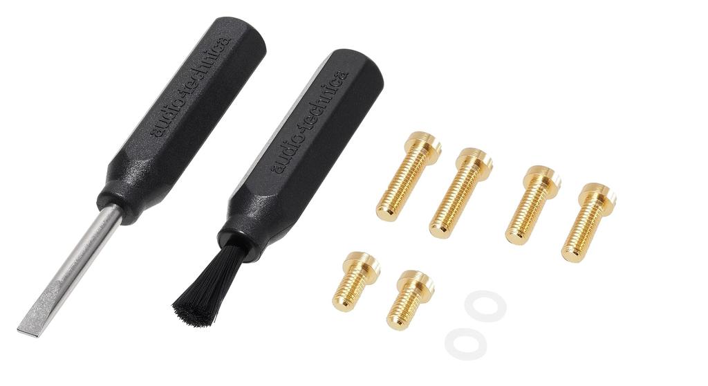 Audio-Technica AT-VM740xML VM-type Stereo Cartridge with Solid Microlinear Stylus and Aluminum Tapered Pipe Cantilever for Record Players