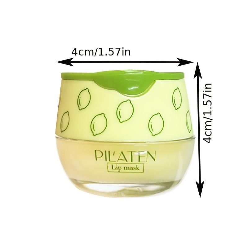 Лимонный крем для губ с кисточкой Увлажняющий бальзам для губ Natural Finish Solid Lip Color Портативный уход за губами для ночного и ежедневного использования для всех типов кожи