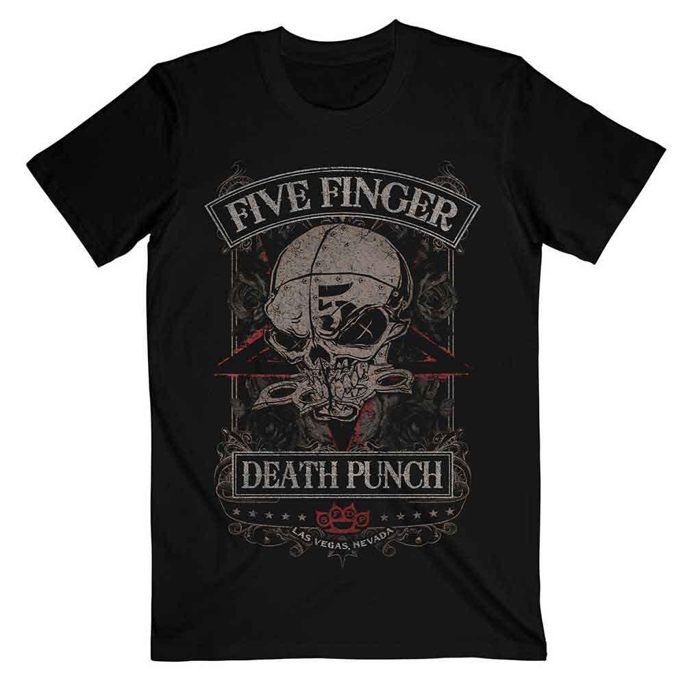 Five Finger Death Punch Men39;s Wicked T-Shirt Black