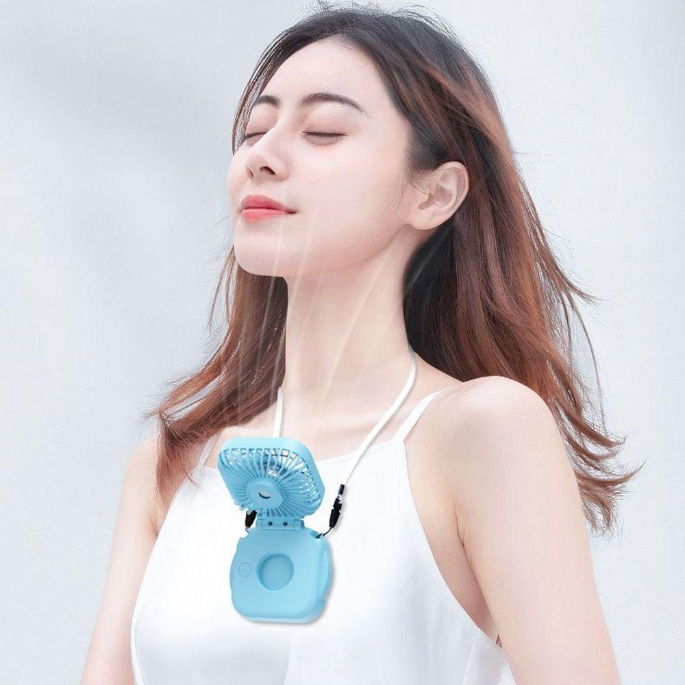 Adjustable Portable Handheld Fan With Vanity Mirror Pocket Fan Personal Desk Fan Summer Gift