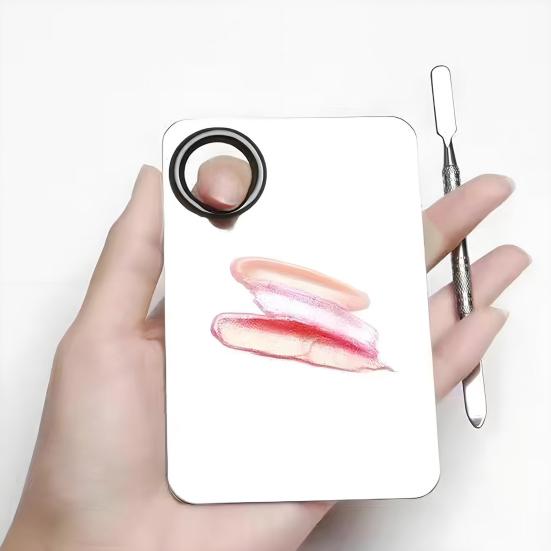 Stainless Steel Makeup Palette Spatula Professional Cosmetic Mixing Tool for Foundations Lipstick Nail Art Cosmetic Texture Mixer