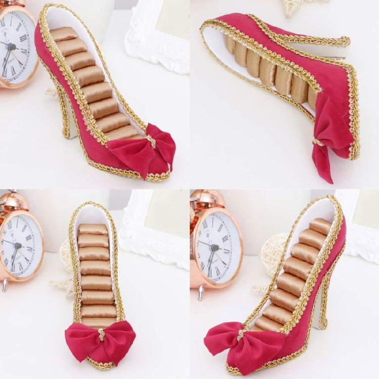 Многофункциональные органайзеры для украшений в форме туфель на высоком каблуке для демонстрации серег, ожерелий, колец и декоративных предметов