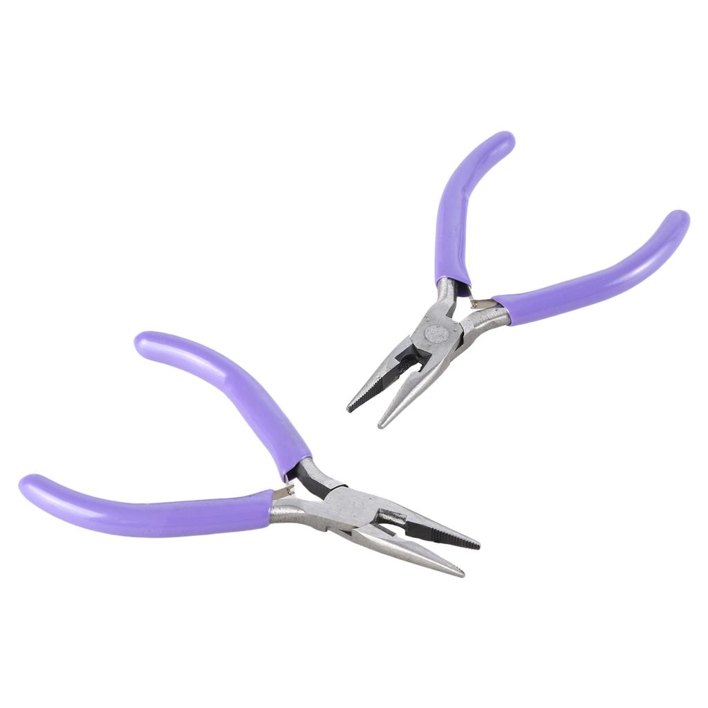 Миниатюрные остроносые плоскогубцы ручной работы, портативный пружинный небольшой инструмент для мастеров-любителей ювелирных изделий, сложных изделий из бисера