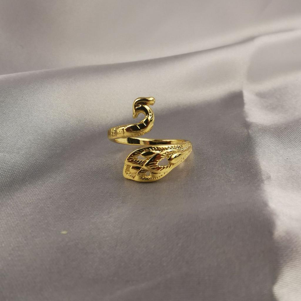 Регулируемая петля для вязания крючком, кольцо с павлином и кои, аксессуары для вязания