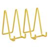 2 Elegant Sturdy Pack Of Iron Easel Display Stands For Photos And Decorative Plates In Bibranting Color Designs