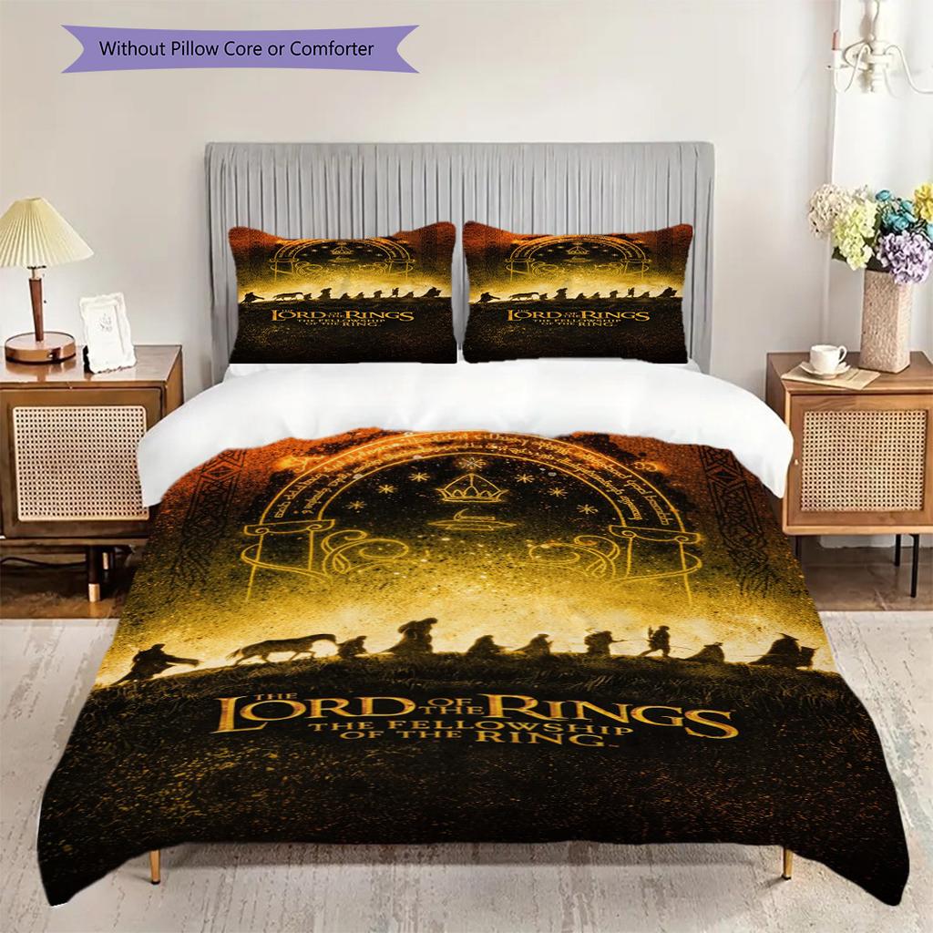 Hobbit Journey Bedding 1 Duvet Cover 2 Pillowcase Without Core Soft And Comfortable Duvet Cover And Pillowcase Bedding Set