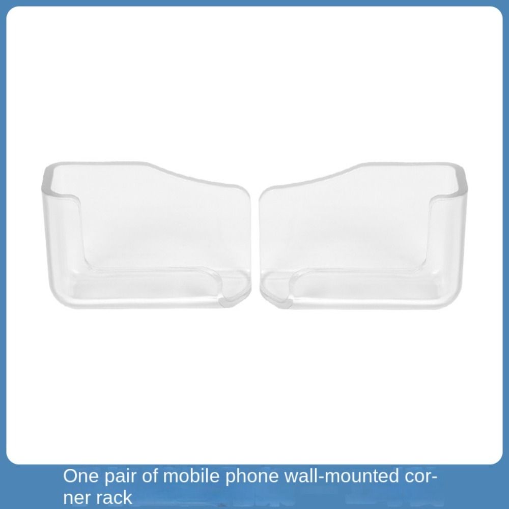 1Pair Wall Mounted Mobile Phone Holder Split Type Bracket New Charging Rack