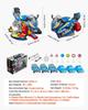 Motorcycle Engine Toy, 25 Pieces, Motorcycle Mechanic Toy with Removable Parts, Lights & Sounds, Simulated Riding & Track Racing, Kids Mechanic