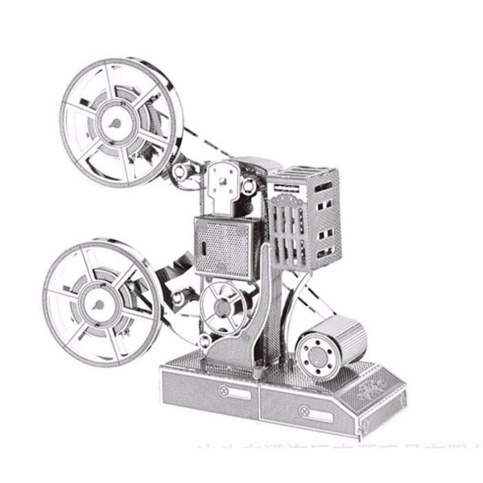 Kits To Assemble - Cinema Projector - Metal Kit To Assemble - DVD Type Box Metal 3D - XL