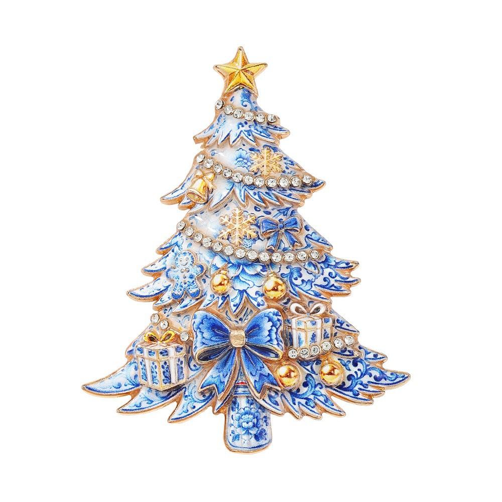Christmas Series Brooch Snowman Christmas Tree Cat Garland Brooch Holiday Clothing Coat Accessories Women