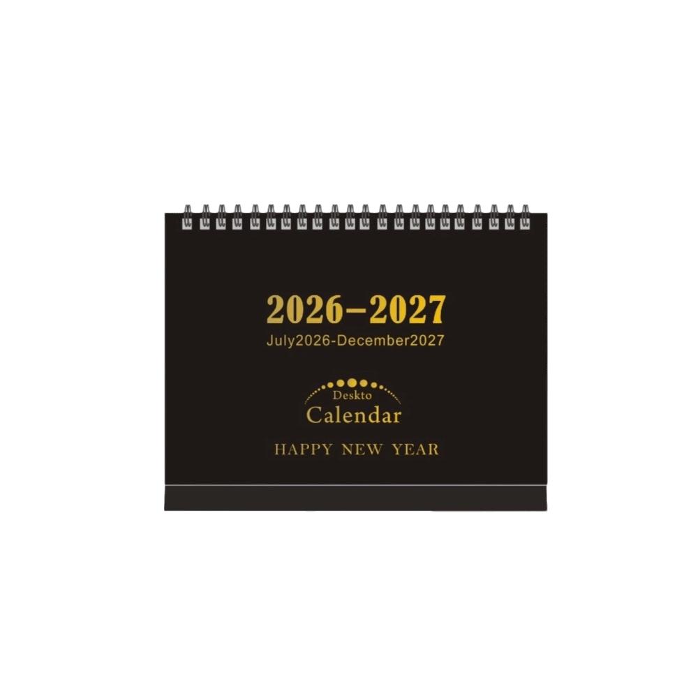 Standing Flip Design 2026-2027 Desk Calendar Ample Writing Space Tabletop Calendar School Desk