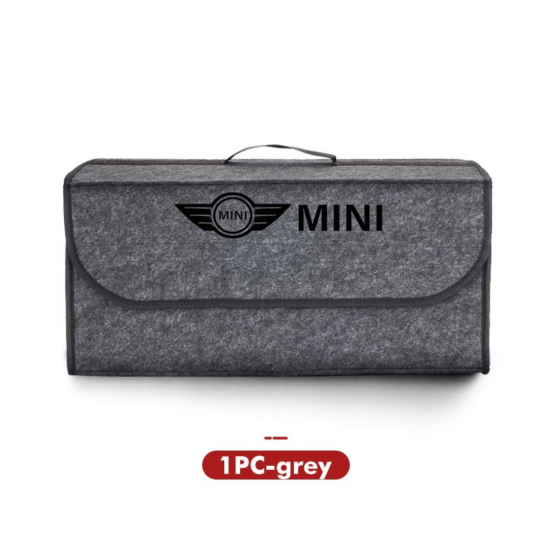 Car Trunk Storage Box Portable Travel Organizer Folding Bag For MINI R55 R56 F55 F56 Cooper One JCW Clubman Countryman w3
