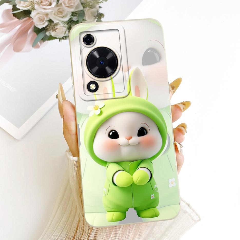 Чехол для Huawei Nova Y72 MGA-LX3 Милый Кот Утка Мультяшная Обложка Ударопрочный Мягкий ТПУ Чехол для Телефона Для Huawei Nova Y72s NovaY72 s Корпус