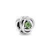 New 925 Silver Twelve Month Birthday Stone Pendant DIY Beads for European  Bracelet Jewelry