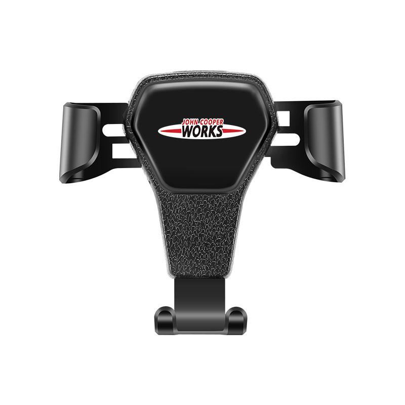 Business Black Car Logo Phone Holder Air Vent Mount Cell Phone Holder Valve Cap For BMW X1 X2 X3 X5 X4 X6 X7 iX3 F20 F10 F07 E7 HYU9