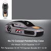 Для Porsche Panamera Cayenne Macan 718 Cayman Boxster 911 Taycan 10-25 Автомобильный Зеленый Grello Окрашенный Чехол для Ключей Защитная Оболочка