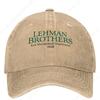 Повседневная бейсболка Lehman Brothers, летняя классическая кепка с буквенным принтом, солнцезащитная кепка для дальнобойщика, теннисные кепки для скейтбординга, хип-хопа, модные кепки