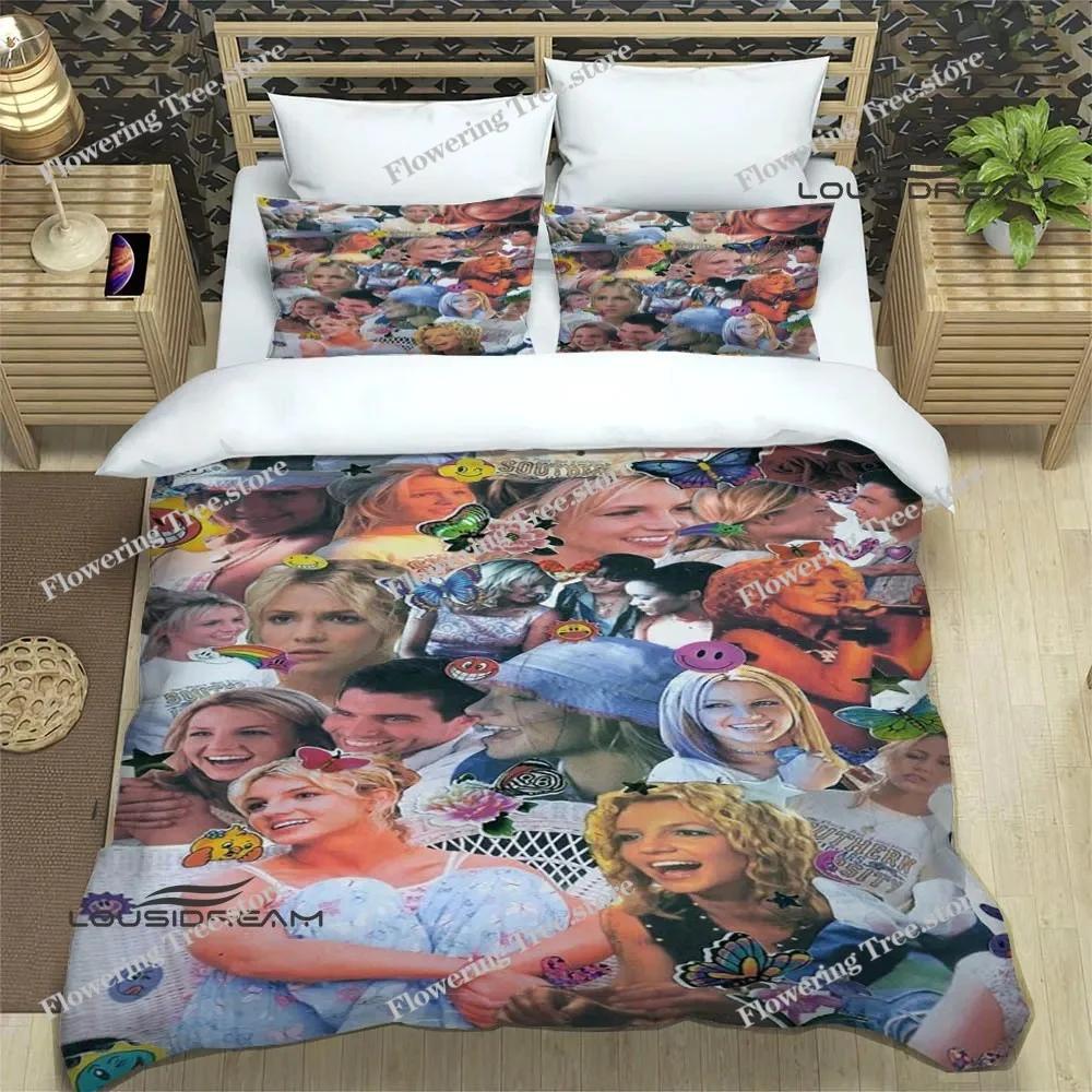 Star Britney Spearsr Bedding Sets Exquisite Bed Supplies Set Duvet Cover Bed Comforter Set Bedding Set Luxury Birthday Gift