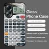 Забавный чехол для телефона из закаленного стекла с рисунком калькулятора для OPPO Realme 13 Pro Plus 12 11 10 9i C55 X7 GT Neo 2 3T Жесткий чехол