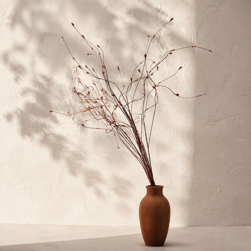 Artificial Willow Branches With Buds, Decorative Silk Flower Stems, Realistic Faux Rattan Plant For Home Display