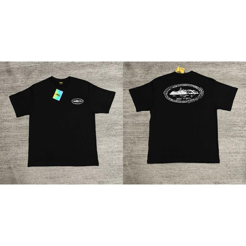 Cortiez American Style Graphic T-Shirt Young Men Loose Fit Crew Neck Short Sleeve