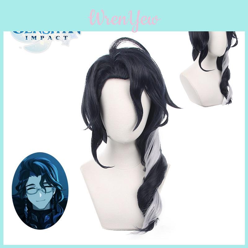 Genshin Impact Pantalone Cosplay Wig High Temperature Fiber 55cm/21.6in