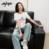 Женская футболка MJ STYLE с круглым вырезом и коротким рукавом