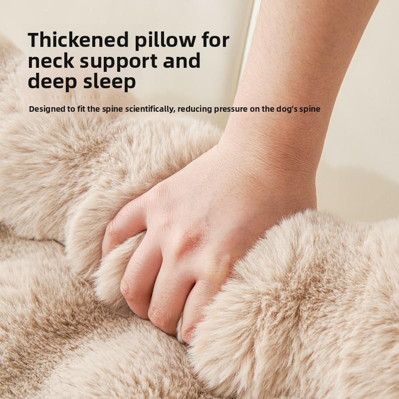 Winter Thick Non-Slip Plush Pet Pad for Dogs and Cats, 2026 Rabbit Fleece Pet Mat, Cozy Warm Pet Bed, 75*75cm